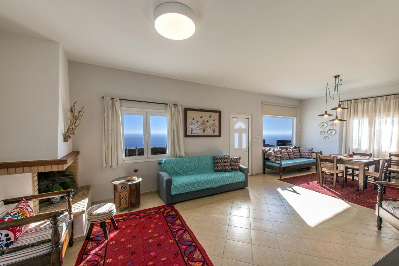 Tranquil Sea View Villa With Private Pool, Just 2Km From The Beach! Agia Galini  Exterior photo