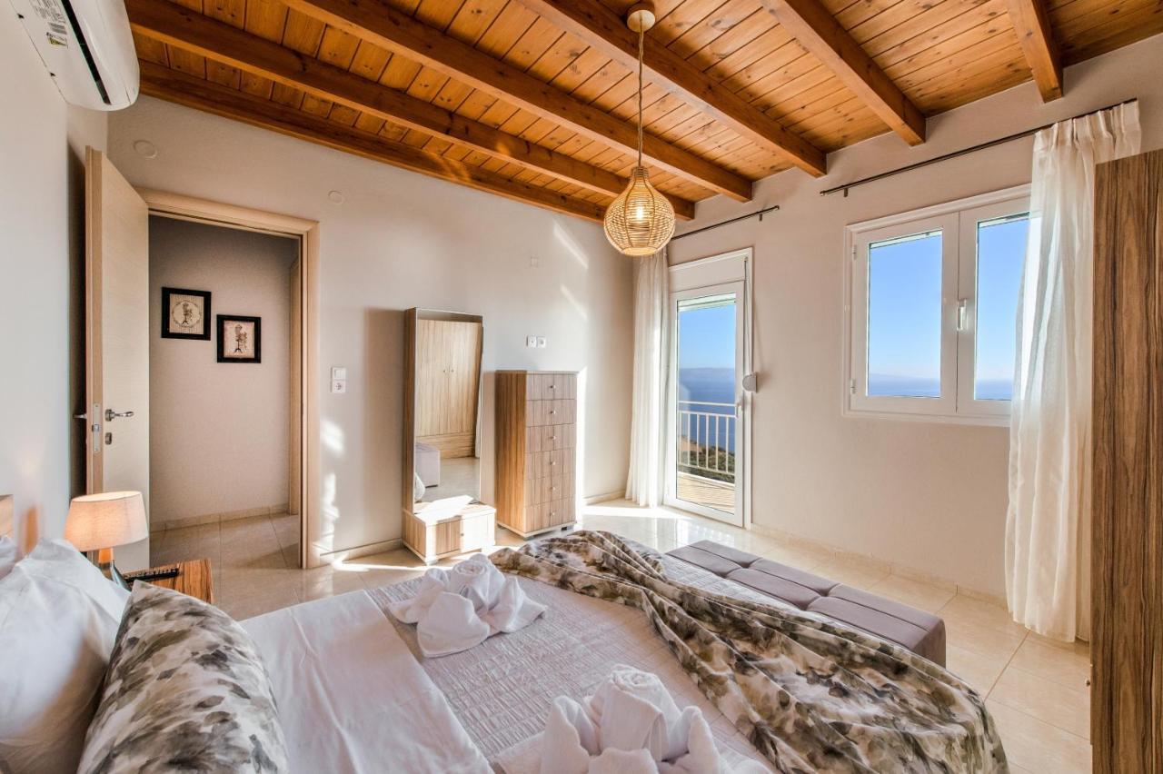 Tranquil Sea View Villa With Private Pool, Just 2Km From The Beach! Agia Galini  Exterior photo