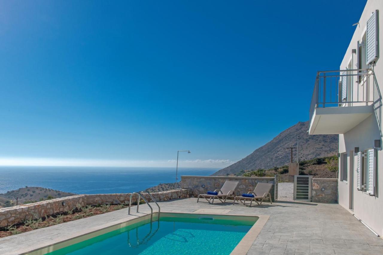 Tranquil Sea View Villa With Private Pool, Just 2Km From The Beach! Agia Galini  Exterior photo