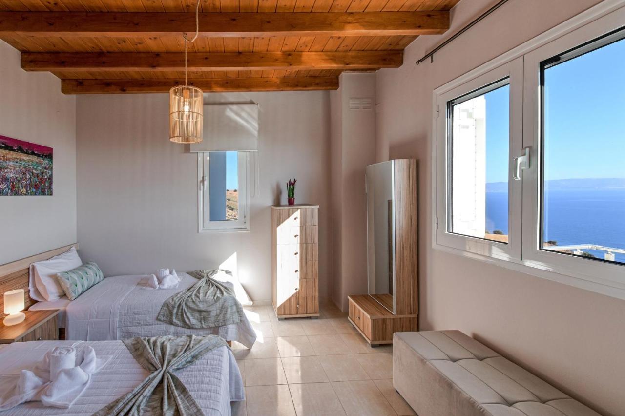 Tranquil Sea View Villa With Private Pool, Just 2Km From The Beach! Agia Galini  Exterior photo