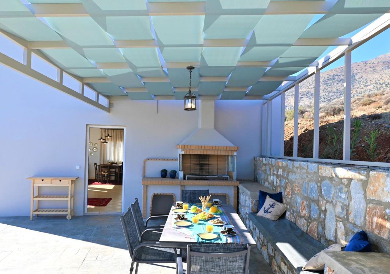 Tranquil Sea View Villa With Private Pool, Just 2Km From The Beach! Agia Galini  Exterior photo
