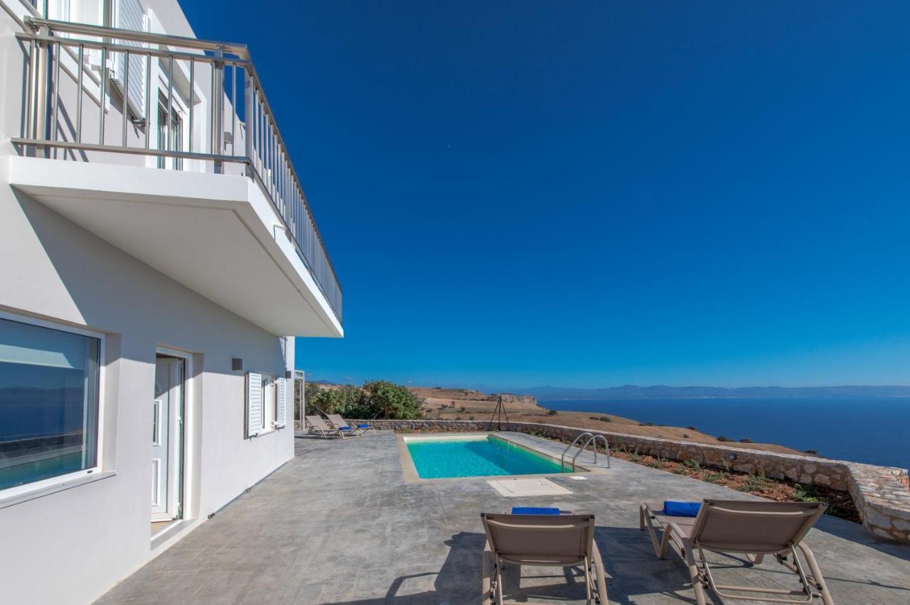 Tranquil Sea View Villa With Private Pool, Just 2Km From The Beach! Agia Galini  Exterior photo