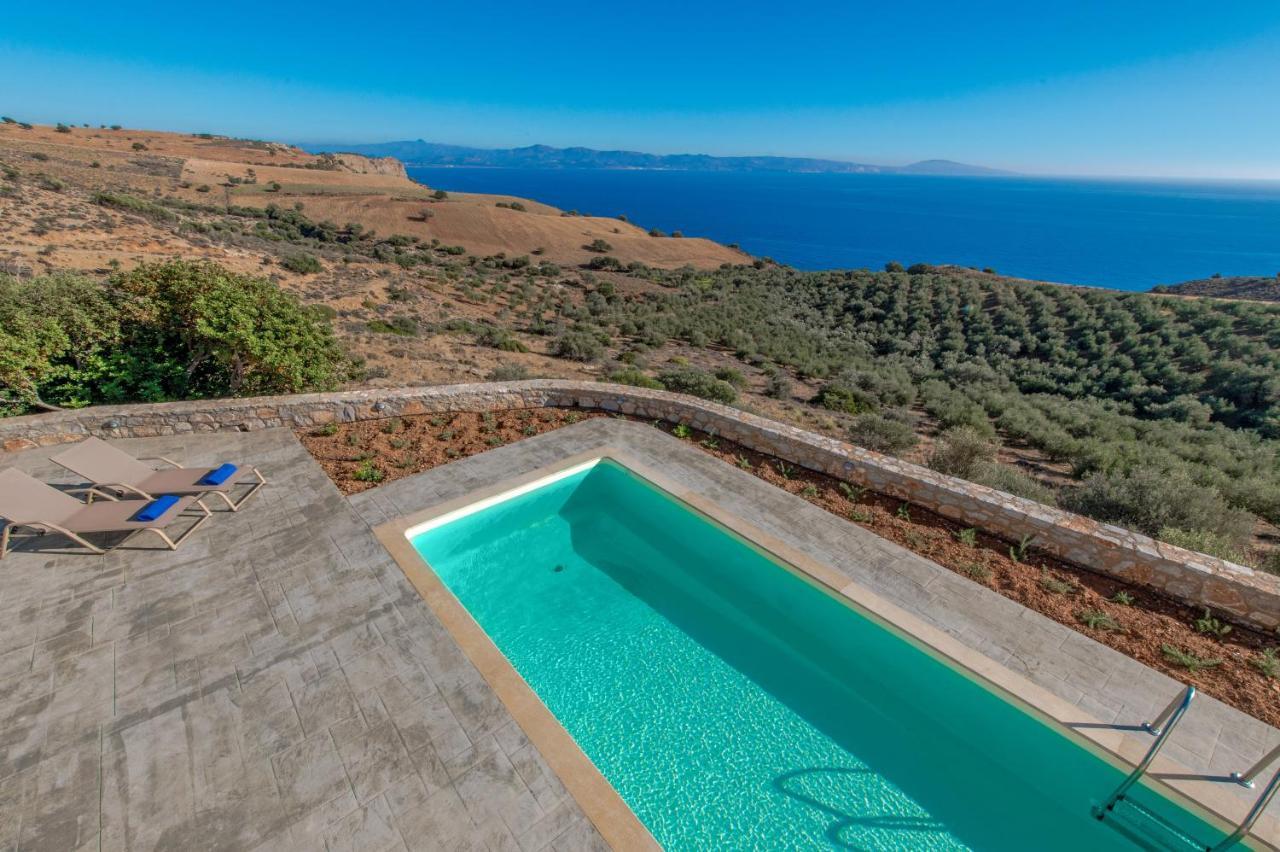 Tranquil Sea View Villa With Private Pool, Just 2Km From The Beach! Agia Galini  Exterior photo