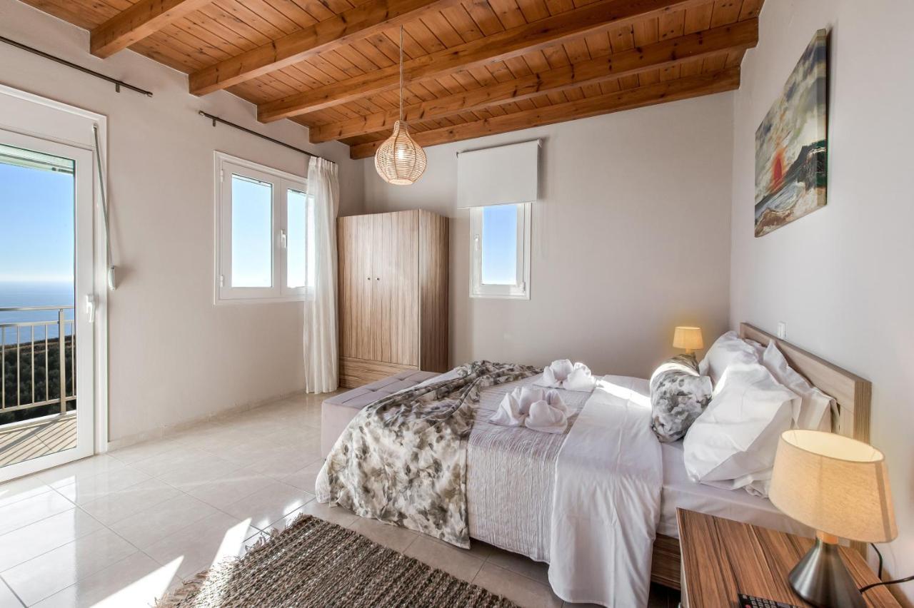 Tranquil Sea View Villa With Private Pool, Just 2Km From The Beach! Agia Galini  Exterior photo